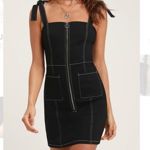 BB Dakota black jean dress